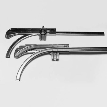 Assembled horizontal rails